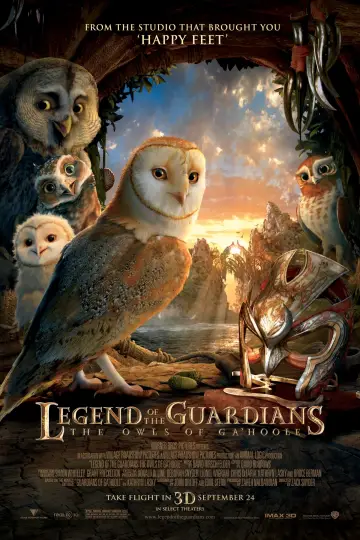 Plakat do filmu "Legendy sowiego królestwa: Strażnicy Ga