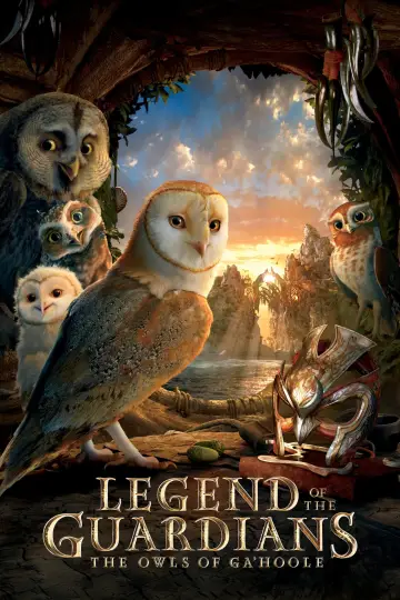 Plakat do filmu "Legendy sowiego królestwa: Strażnicy Ga