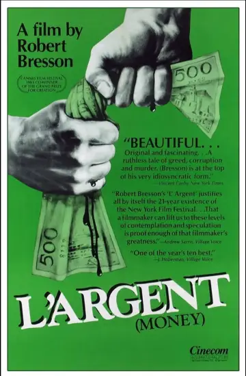 Plakat do filmu "Pieniądz" #1124532
