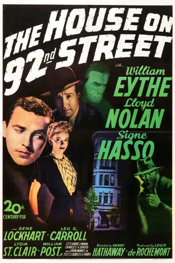Plakat do filmu "The House on 92nd Street" #1111426