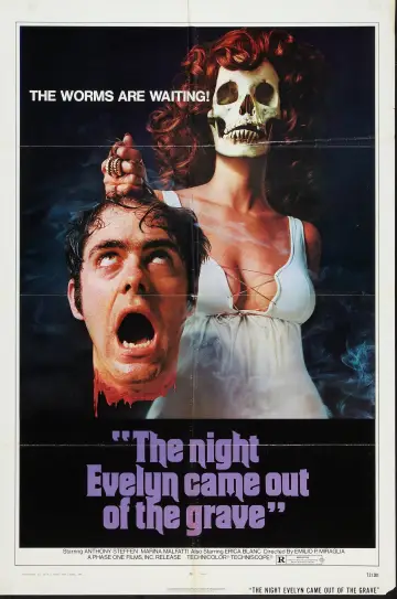Plakat do filmu "La notte che Evelyn uscì dalla tomba" #1524734