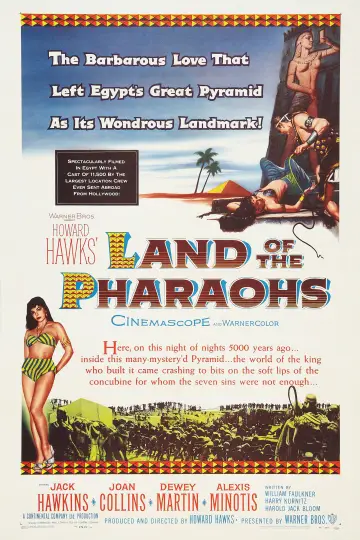 Plakat do filmu "Ziemia faraonów" #1029329