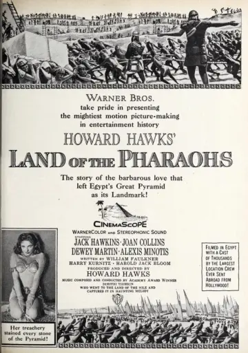 Plakat do filmu "Ziemia faraonów" #1029330