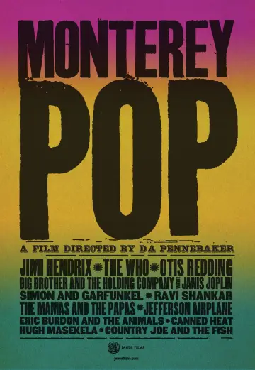 Plakat do filmu "Monterey Pop" #1131863