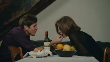 Zasłona do filmu "Kobieta i mężczyzna" #1050693