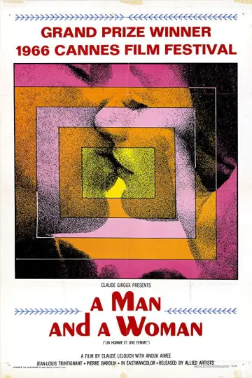 Plakat do filmu "Kobieta i mężczyzna" #533806