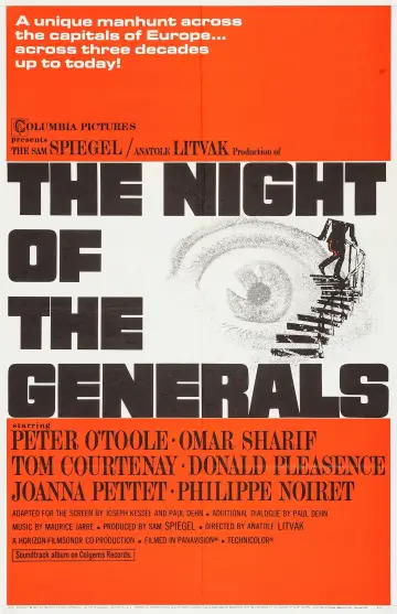 Plakat do filmu "Noc Generałów" #1075025