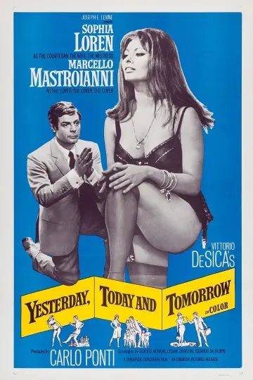 Plakat do filmu "Wczoraj, dziś, jutro" #208745