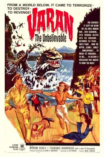 Plakat do filmu "Varan the Unbelievable" #1615760