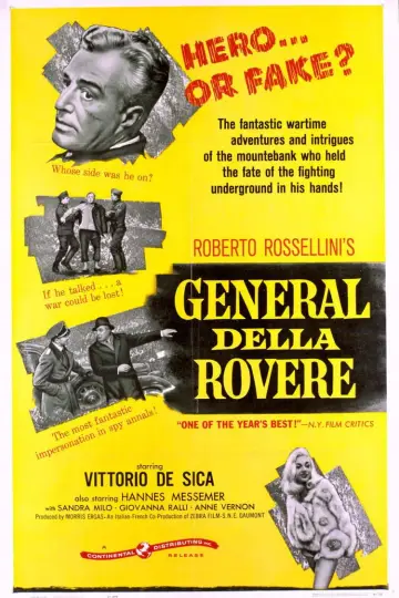 Plakat do filmu "Generał della Rovere" #1092984
