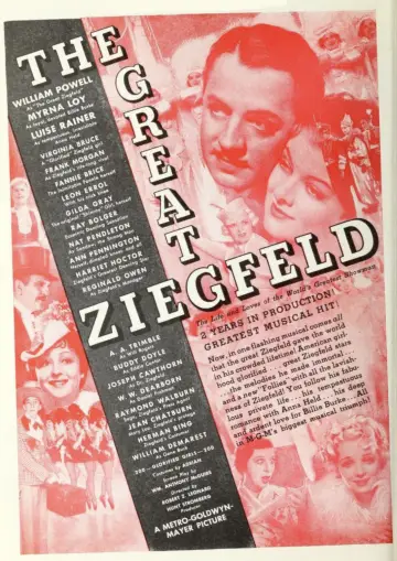 Plakat do filmu "The Great Ziegfeld" #1118190