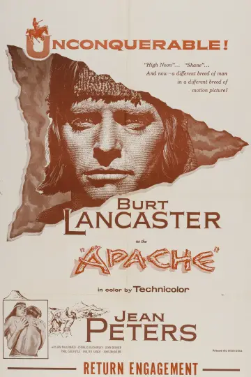 Plakat do filmu "Ostatnia walka Apacza" #348646