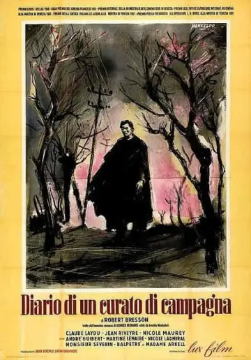 Plakat do filmu "Dziennik wiejskiego proboszcza" #1852526