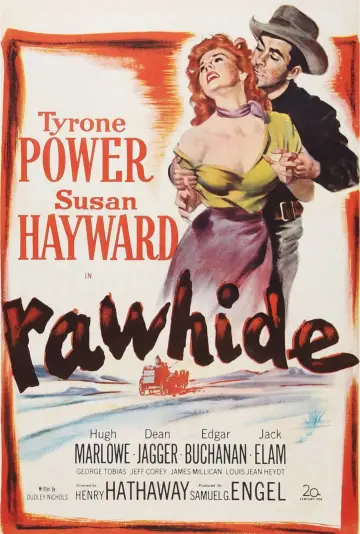 Plakat do filmu "Napad w Rawhide" #1116273
