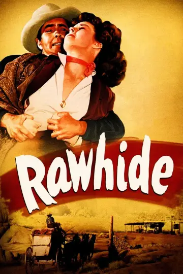 Plakat do filmu "Napad w Rawhide" #644462