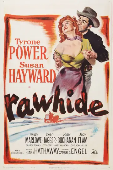 Plakat do filmu "Napad w Rawhide" #644470