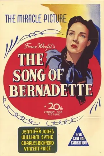 Plakat do filmu "Pieśń o Bernadetcie" #1800021