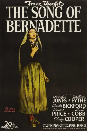 Plakat do filmu "Pieśń o Bernadetcie" #1800023