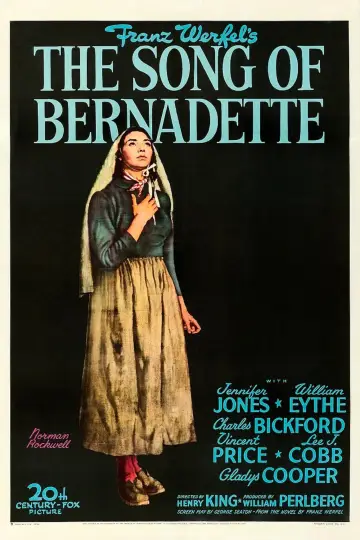 Plakat do filmu "Pieśń o Bernadetcie" #1800031