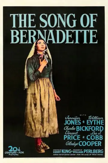 Plakat do filmu "Pieśń o Bernadetcie" #1800032