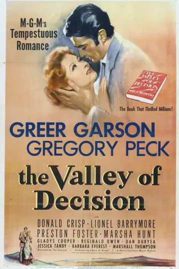 Plakat do filmu "The Valley of Decision" #1790460