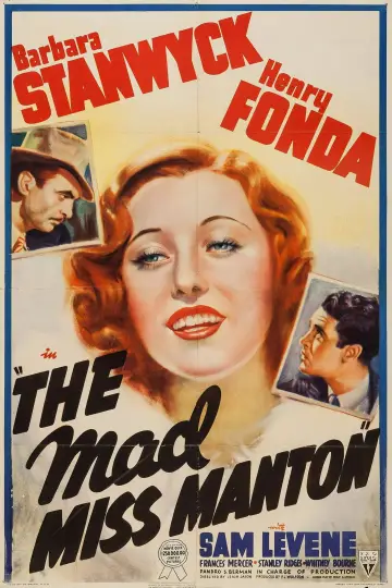Plakat do filmu "The Mad Miss Manton" #1860708