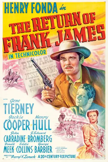 Plakat do filmu "Powrót Franka Jamesa" #1108690