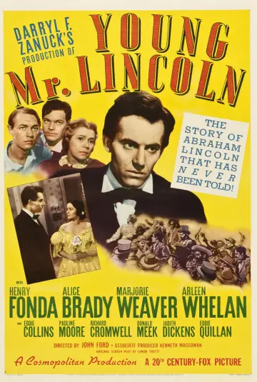 Plakat do filmu "Young Mr. Lincoln" #1578064