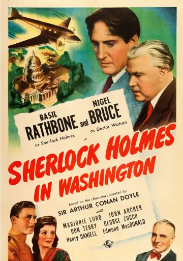 Plakat do filmu "Sherlock Holmes in Washington" #1054013
