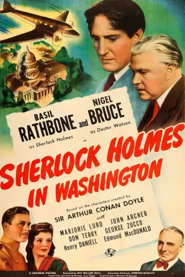 Plakat do filmu "Sherlock Holmes in Washington" #1054014