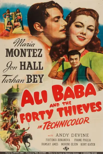 Plakat do filmu "Ali Baba and the Forty Thieves" #1640909