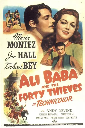 Plakat do filmu "Ali Baba and the Forty Thieves" #1640912