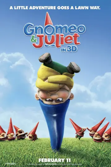 Plakat do filmu "Gnomeo i Julia" #678006
