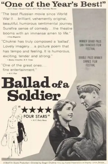 Plakat do filmu "Ballada o żołnierzu" #153813
