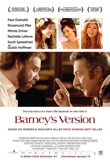 Plakat do filmu "Świat według Barneya" #242802