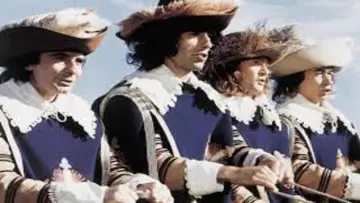 Zasłona do filmu "Les Quatre Charlots mousquetaires" #1624876