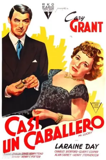 Plakat do filmu "Mr. Lucky" #1590334
