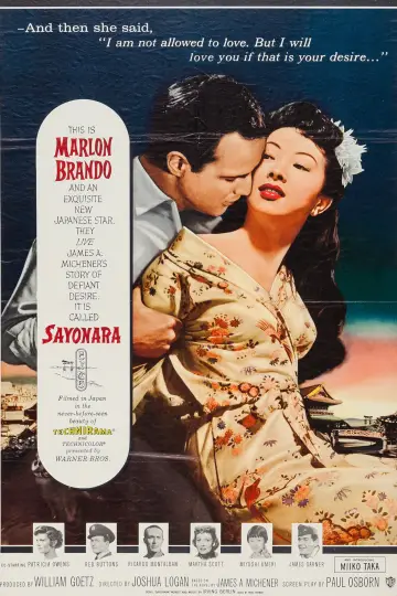 Plakat do filmu "Sayonara" #1090062