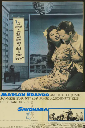 Plakat do filmu "Sayonara" #1090063