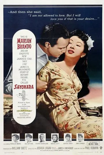 Plakat do filmu "Sayonara" #1090070