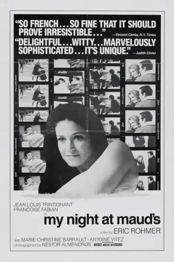 Plakat do filmu "Moja noc u Maud" #350236