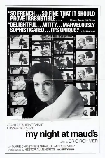 Plakat do filmu "Moja noc u Maud" #350238