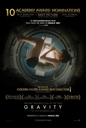 Plakat do filmu "Grawitacja" #631338