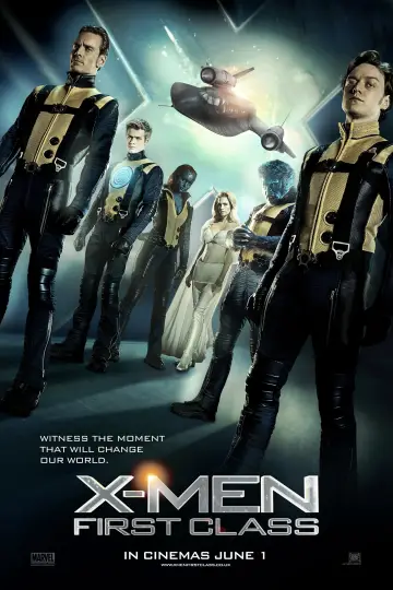 Plakat do filmu "X-Men: Pierwsza klasa" #848204