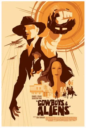 Plakat do filmu "Kowboje i Obcy" #68554