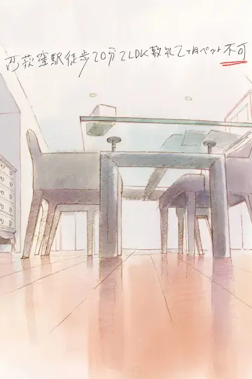 西荻窪駅徒歩20分2LDK敷礼2ヶ月ペット不可 plakat