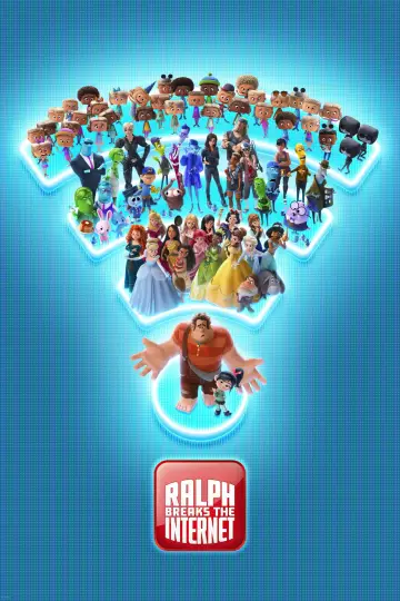 Plakat do filmu "Ralph Demolka w internecie" #40226