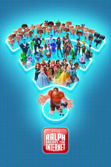 Plakat do filmu "Ralph Demolka w internecie" #40228