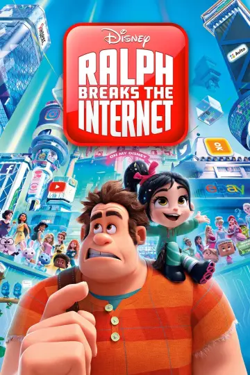 Plakat do filmu "Ralph Demolka w internecie" #40231