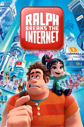 Plakat do filmu "Ralph Demolka w internecie" #40235
